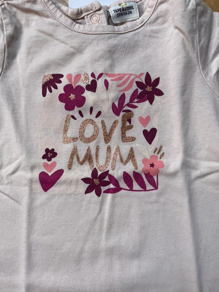 T-shirt TAO 23 mois TBE - photo numéro 2
