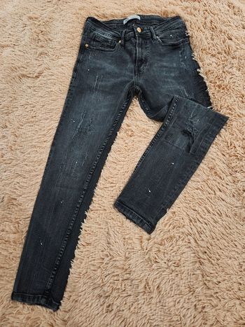 Zara Man jeans gris slim taille 36
