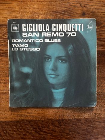 Vinyle 45 tours Gigliola Cinquetti Romantico blues