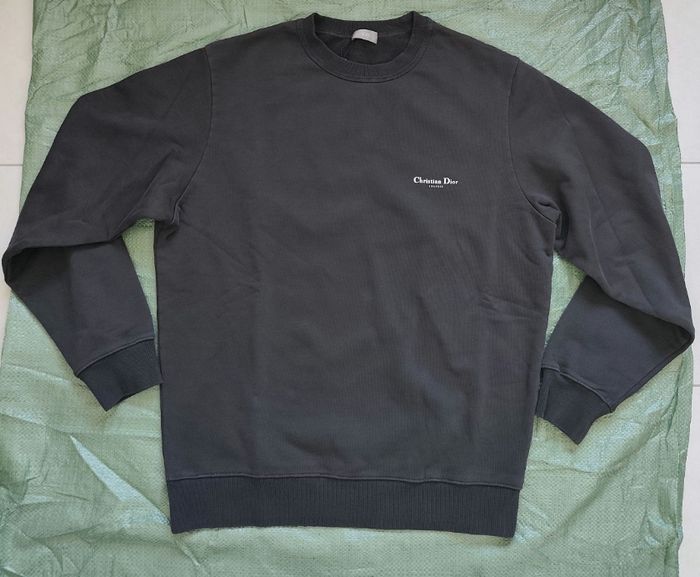 Pull Dior col rond taille S oversize noir femme homme - photo numéro 2