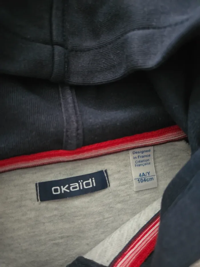 Veste zippée okaidi 4ans - photo numéro 2