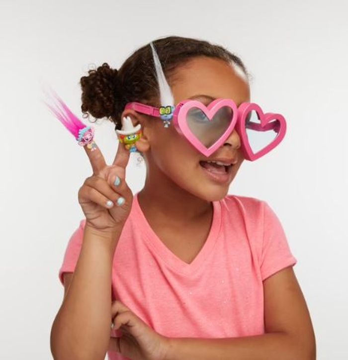 LOT X 4 HASBRO - Figurines petits danseurs Lunettes - Trolls 810928 - photo numéro 2