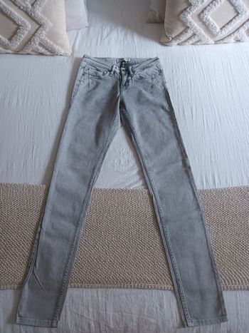 Joli jean gris slim Mexx taille 36 neuf