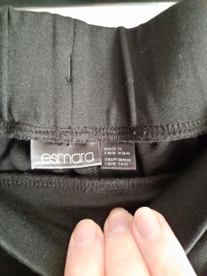 Pantalon noir liseré argenté 38/40 - photo numéro 3