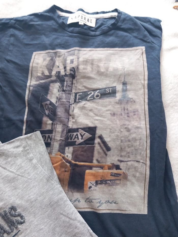 3 t-shirts ML Kaporal 10 ans - photo numéro 4