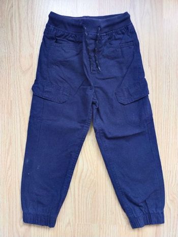 Pantalon toile bleu Lupilu