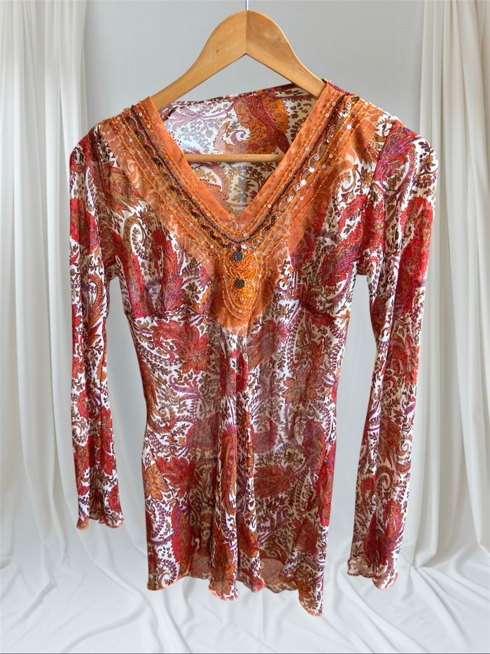 Blouse imprimé cachemire