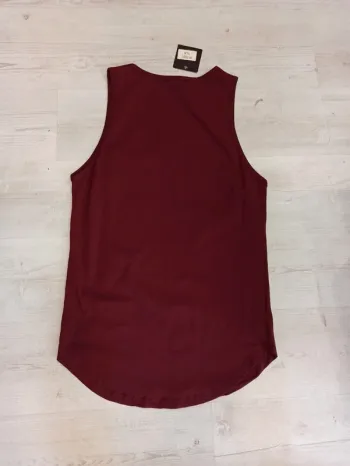 Débardeur uni bordeaux homme XL