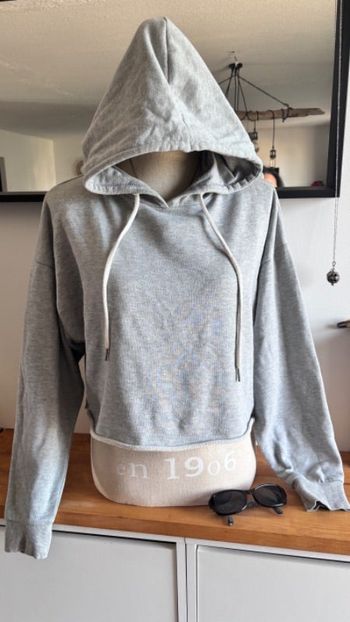 🌸 sweat à capuche gris primark taille 38 M
