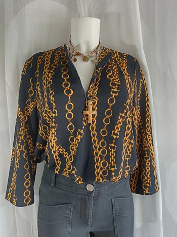 Roseanna | Blouse imprimée chaîne | t. 38