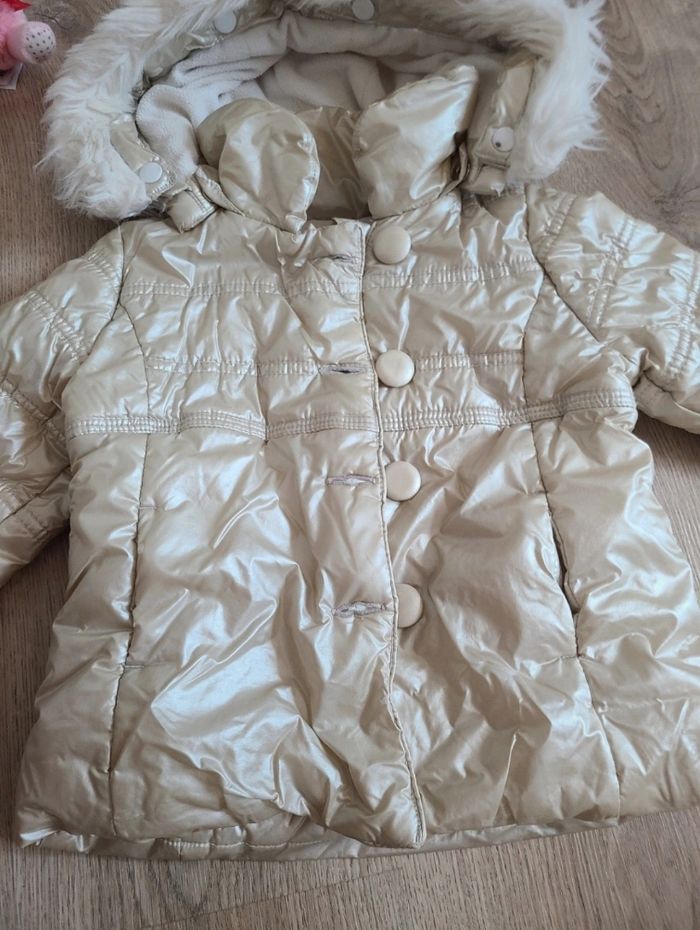 Blouson fille doré 18 mois - photo numéro 3