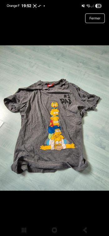 Tee shirt simpson