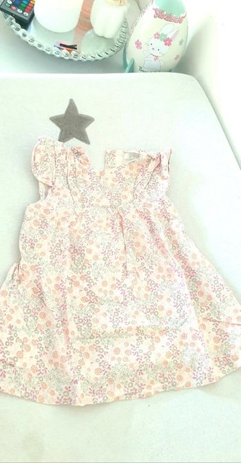 Robe été bébé fille 6 mois + culotte