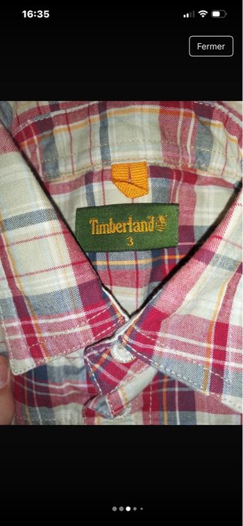 Ensemble chemise timberland