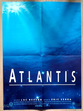 affiche film cinéma Atlantis - Luc Besson
