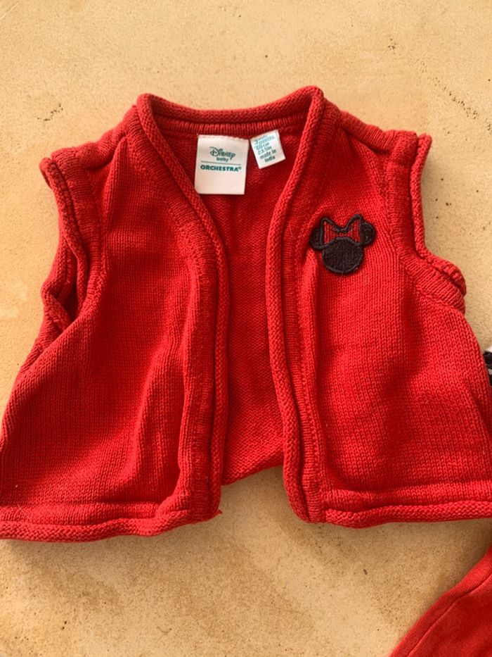 Joli ensemble 3 pièces Mickey Minnie Disney 3 mois - photo numéro 2