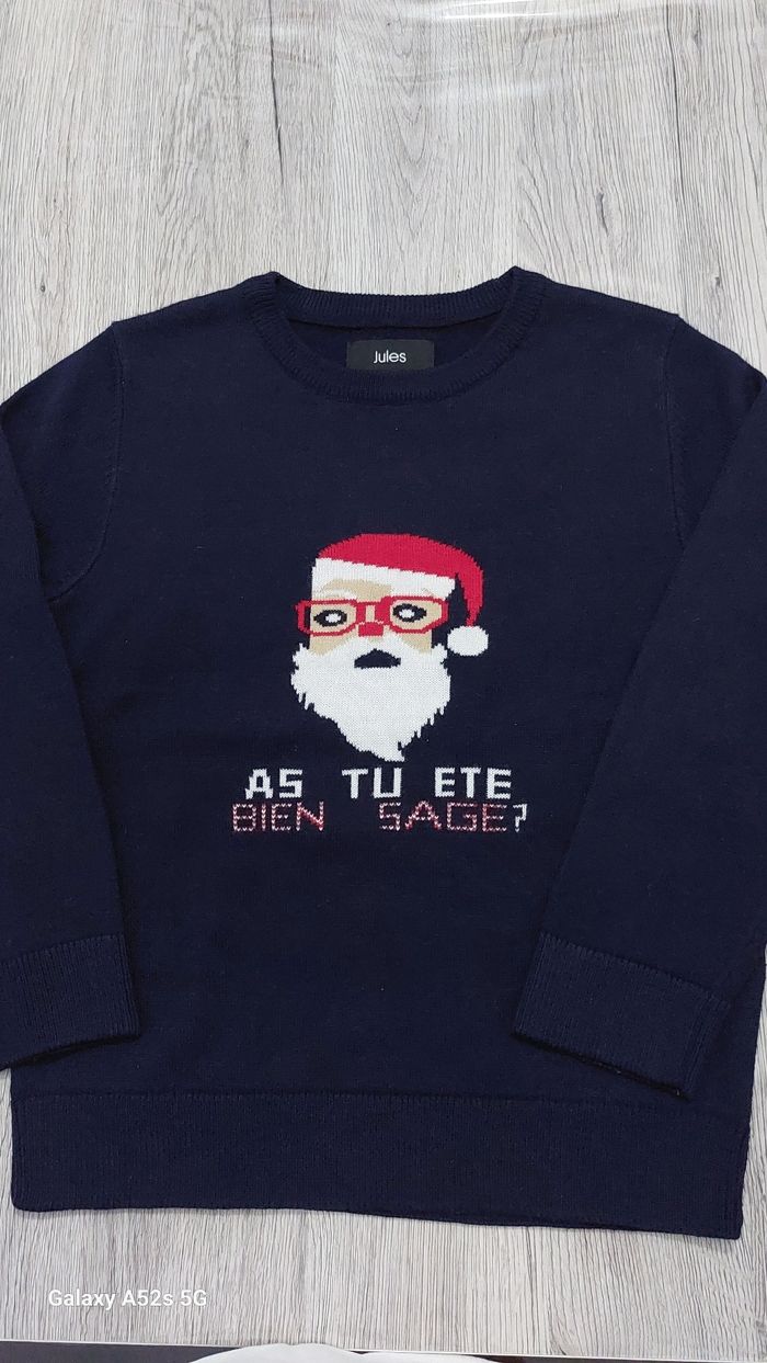 Pull Noël Jules 8 ans