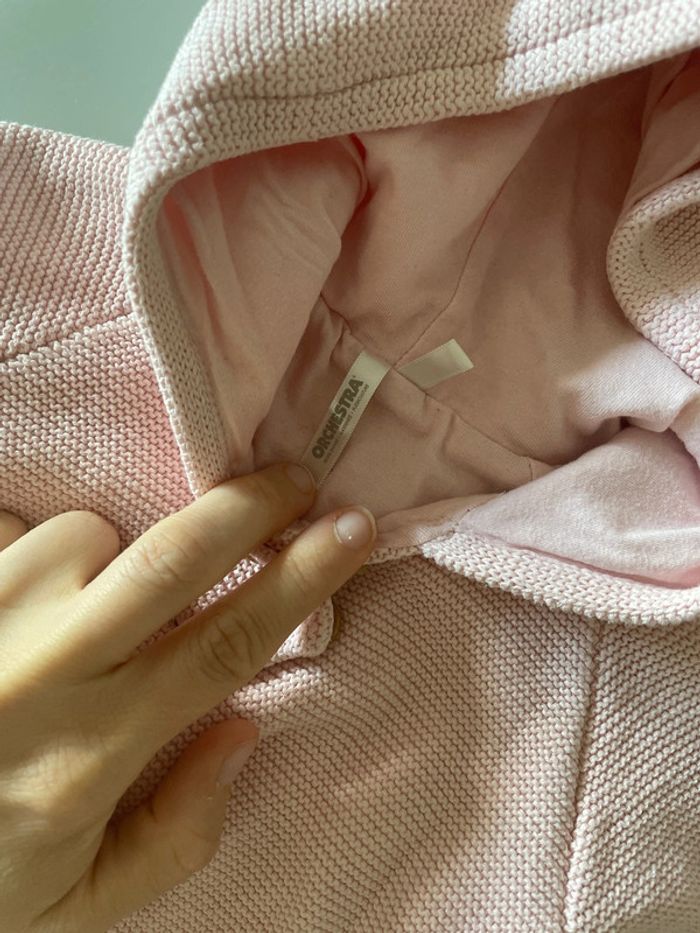 Veste rose à capuche - photo numéro 2