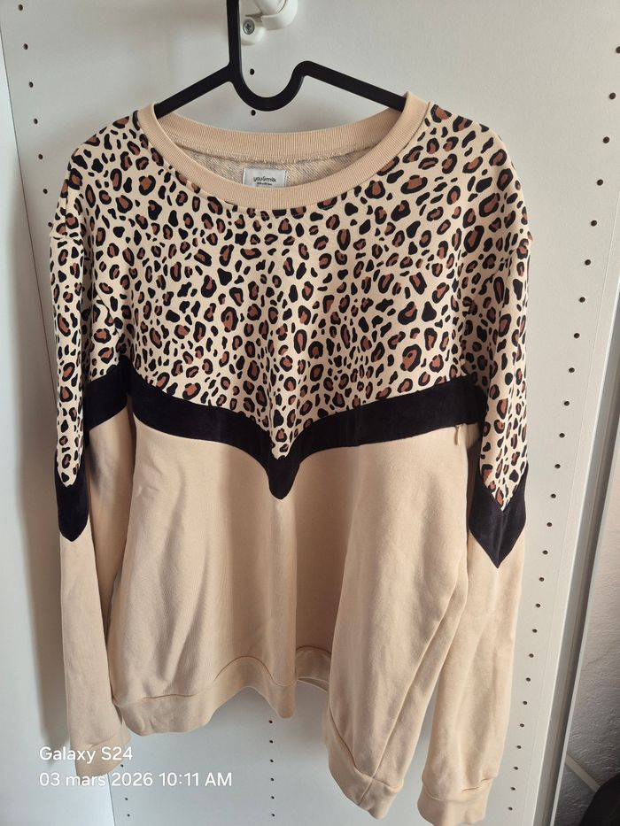 Sweat You&milk taille L graou léopard