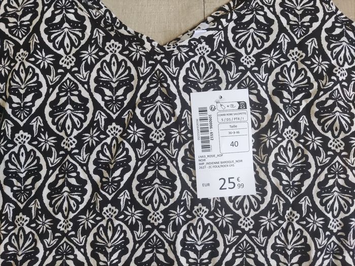 Robe taille 40 neuve La Halle nouvelle collection matière respirante et agréable achetée 25.99€ - photo numéro 3