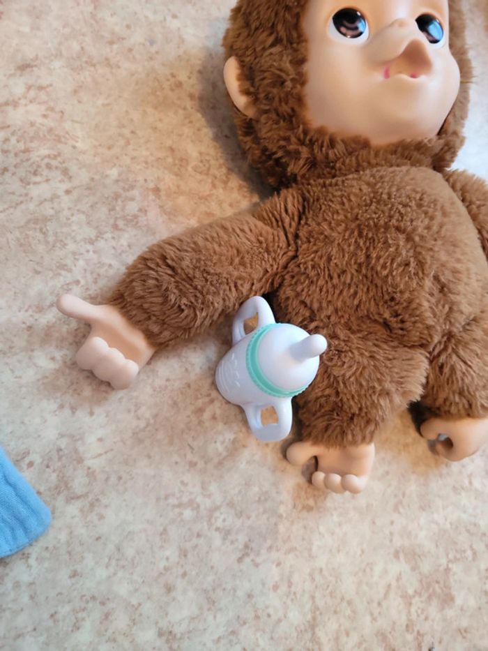 Peluche singe interactif monkey - photo numéro 3