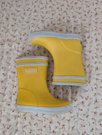 Bottes de pluie Aigle jaune 23