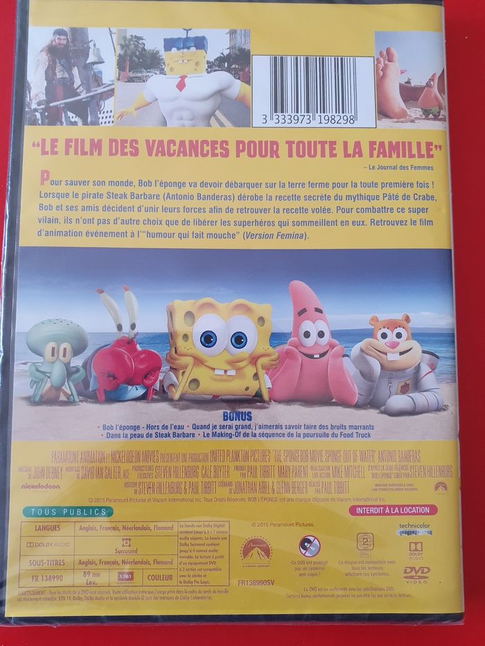 DVD Bob l éponge - photo numéro 2