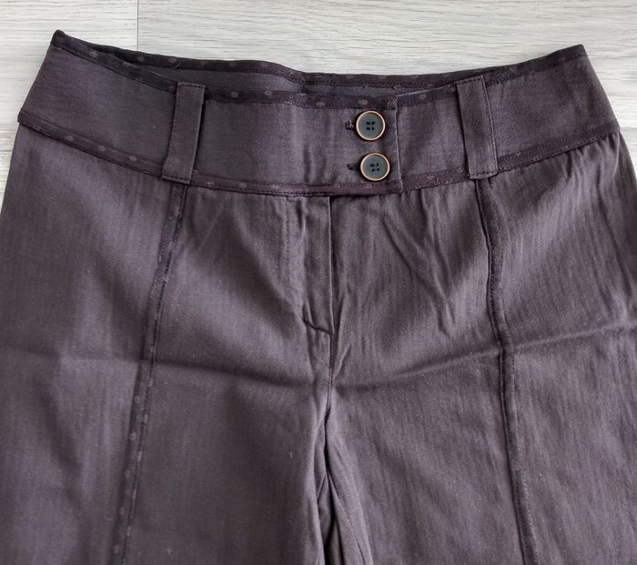 Pantacourt femme  marron Mia Soana taille 38 - photo numéro 2