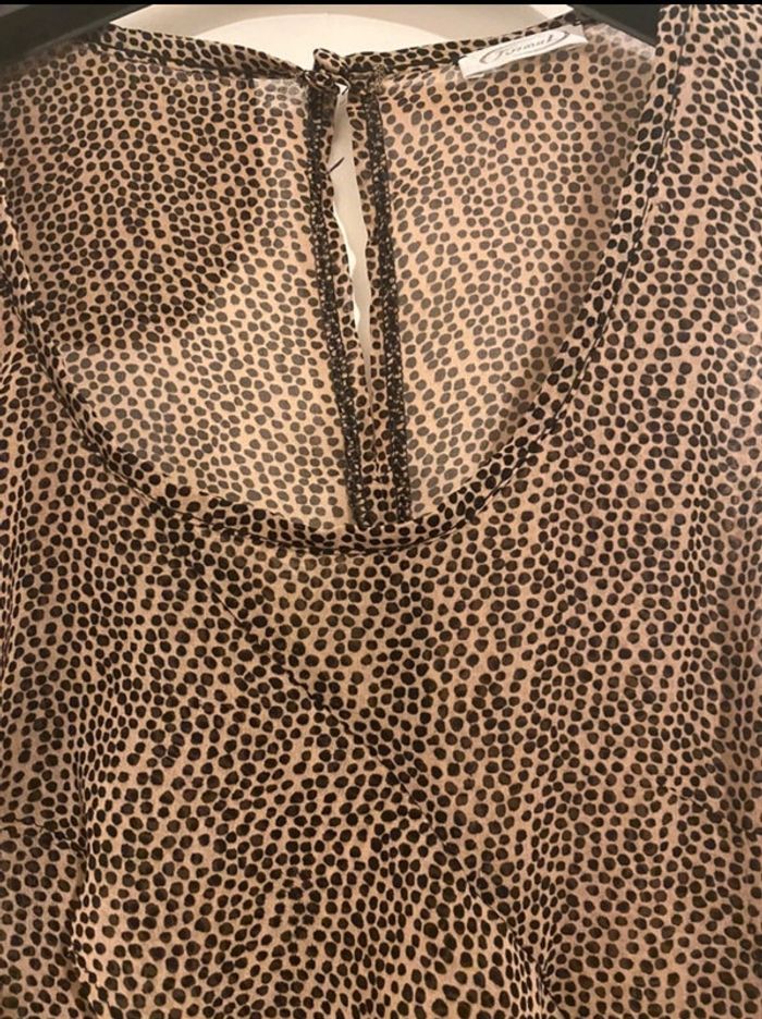 Tunique Formul noir et marron - photo numéro 3