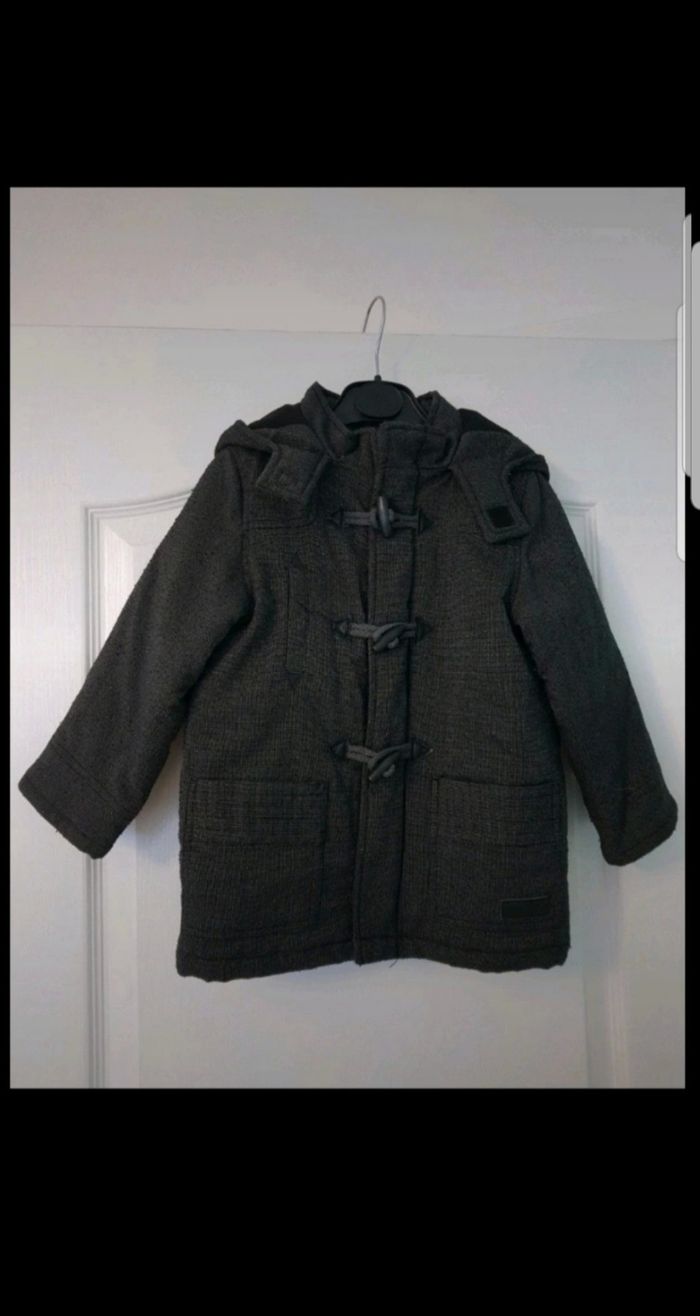 Manteau ' Duffle-Coat ' à capuche enfant garçon 3 ans - photo numéro 2