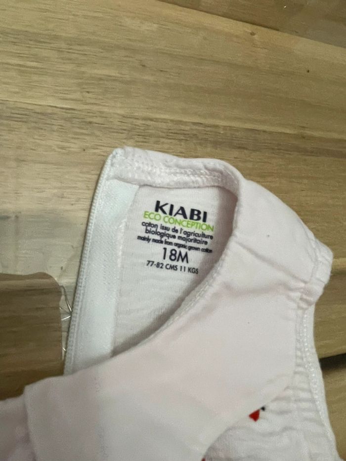 Robe rose pale avec motif rose 18 mois Kiabi - photo numéro 5