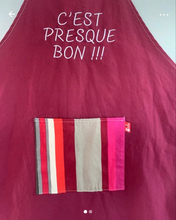 Tablier de cuisine - photo numéro 2