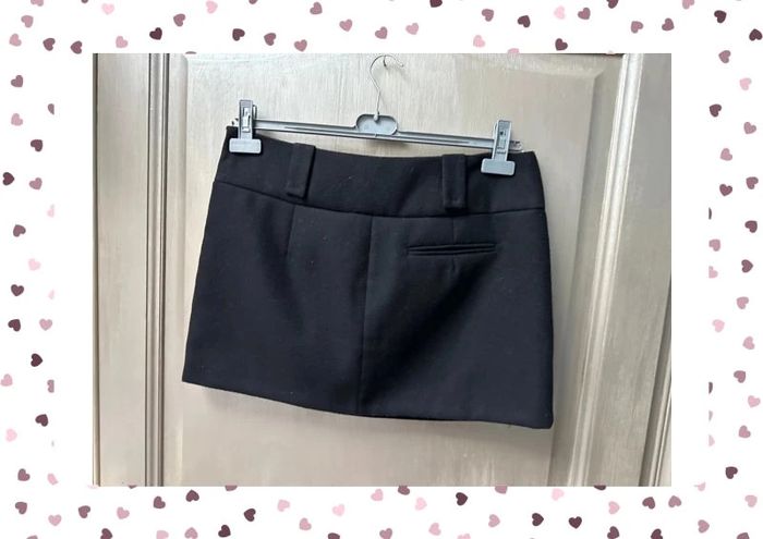 Mini jupe en laine benetton 46 noir - photo numéro 5