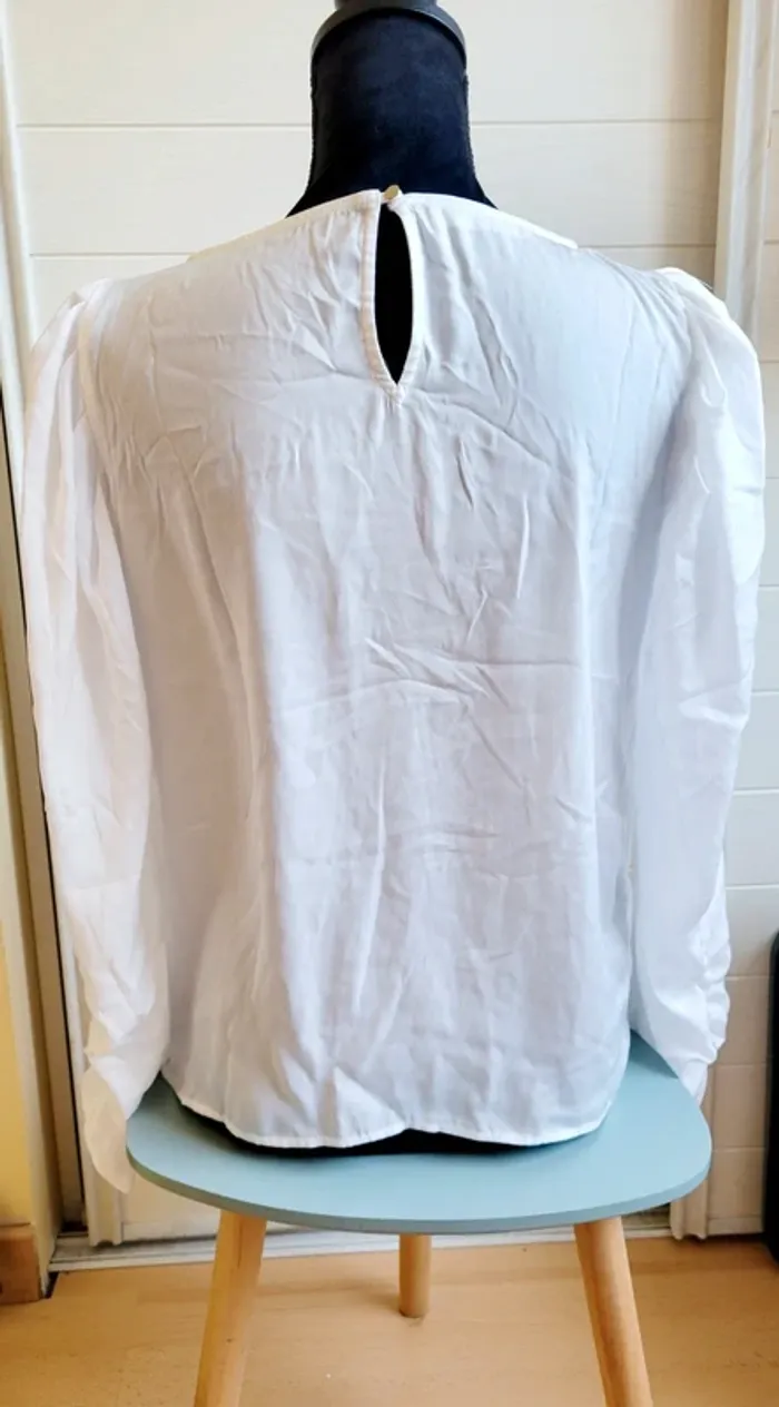 Blouse blanche chic Promod - photo numéro 7