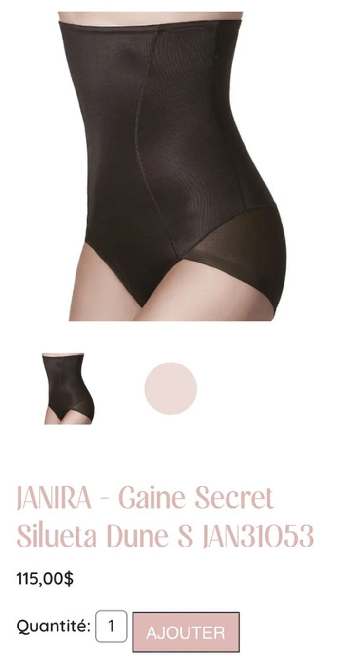 superbe gaine  haute silueta secrets Janira - photo numéro 12
