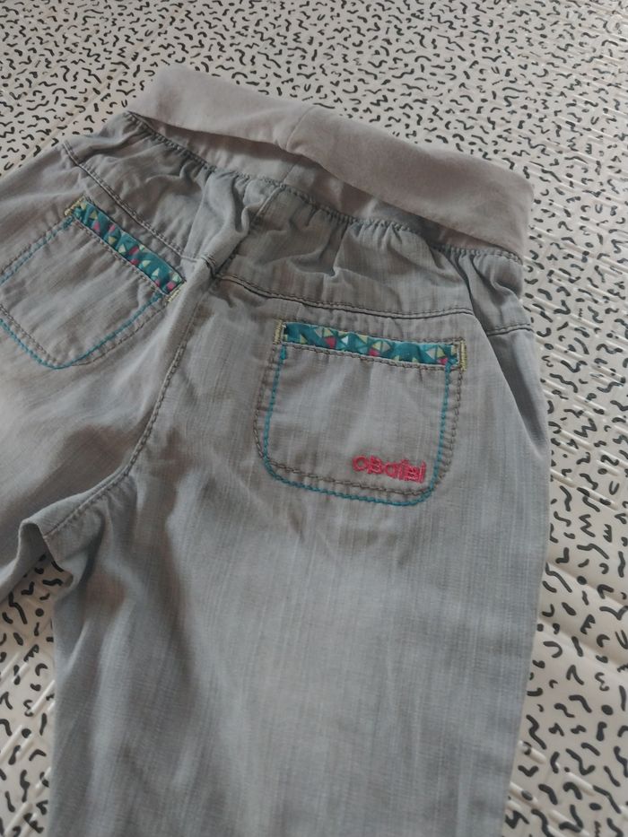 Pantalon jean fille Obaïbi 18 mois – 100% coton 💕 - photo numéro 6