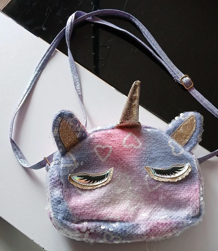 Sac bandoulière enfant licorne