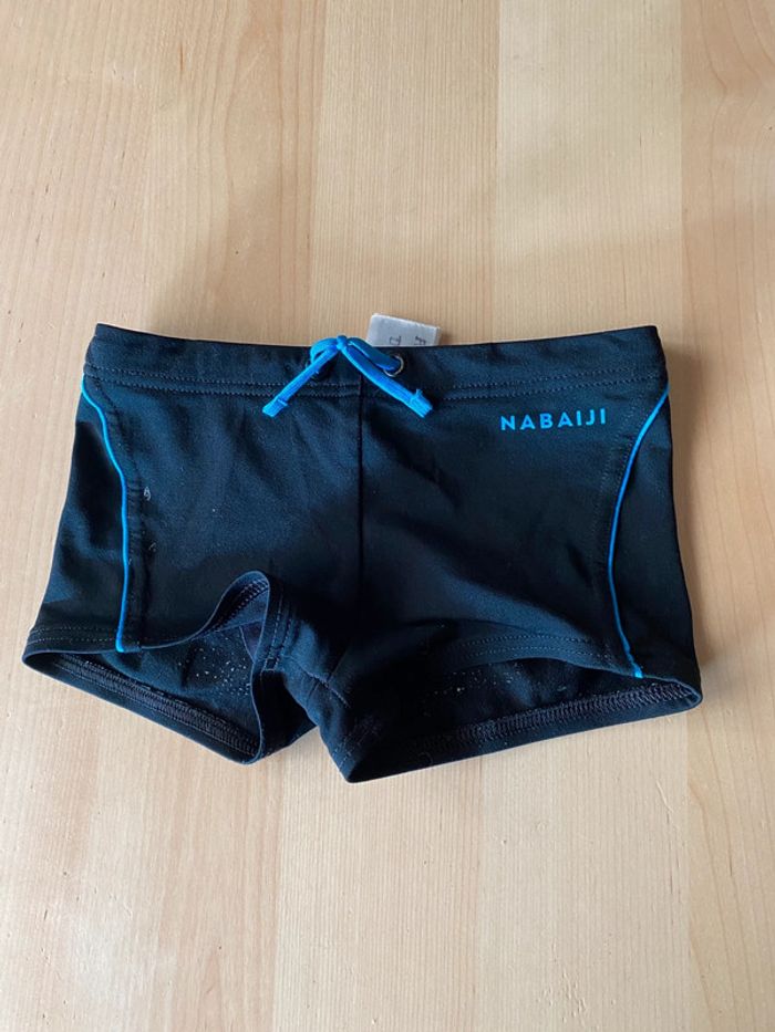 Maillot de bain garçon 5 6 ans noir short caleçon décathlon