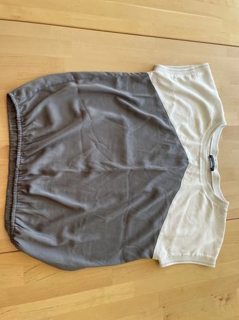 TEE shirt bonobo taille M blanc et gris