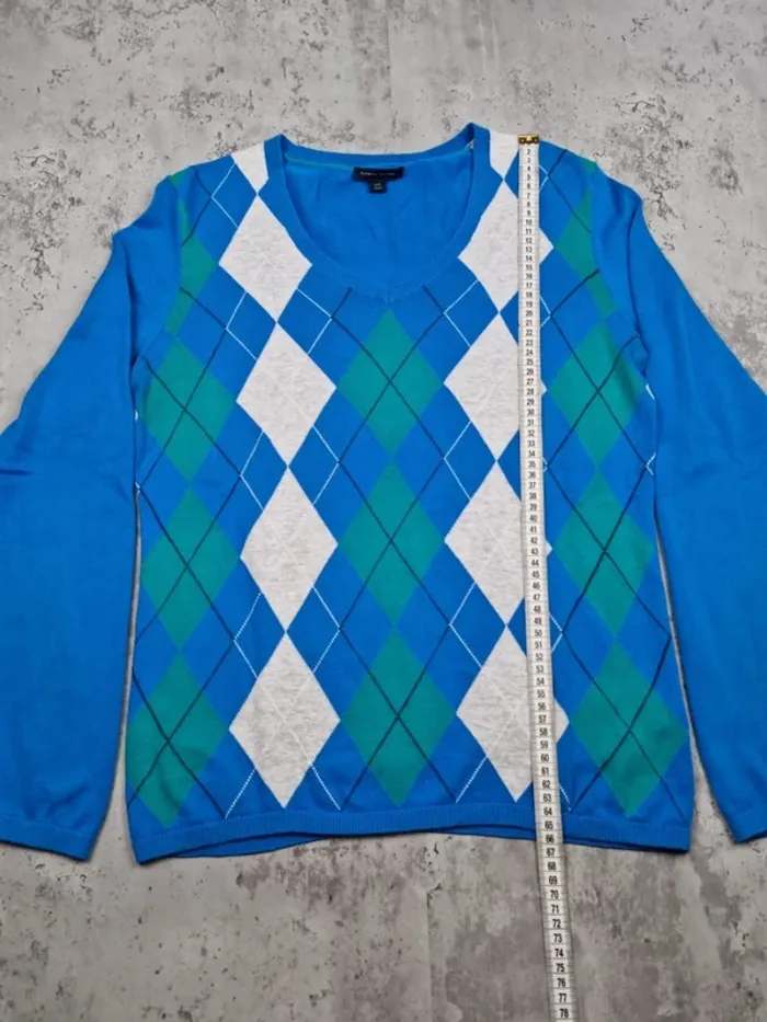 Pull col V à losanges Tommy Hilfiger L Femmes - photo numéro 10