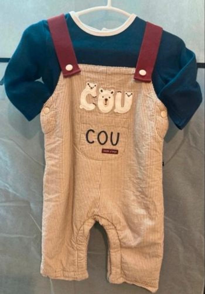Salopette sucre d’orge - 3 mois - photo numéro 3