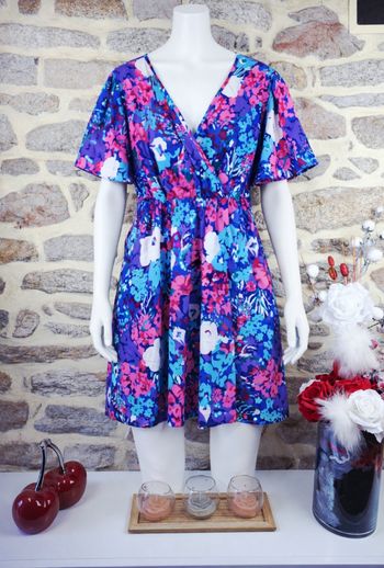 Robe d été éclosion printanière multicolore Femme taille 54 marque Boohoo 🌺 