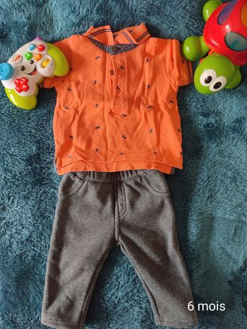 Ensemble jogging polo