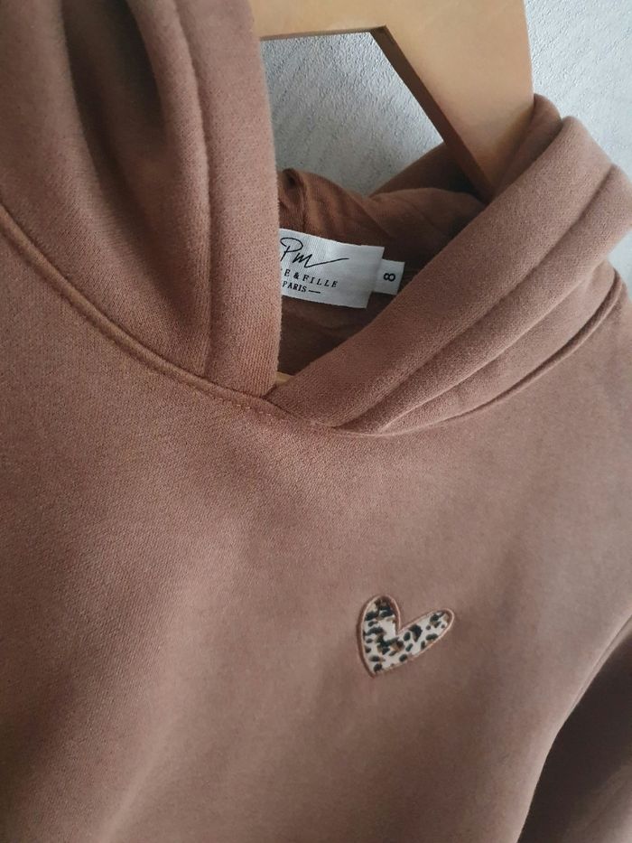 Sweat à capuche Taille 8 ans - photo numéro 2