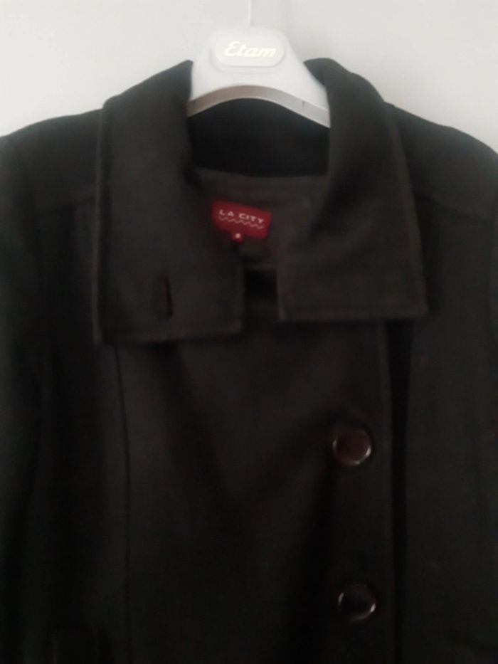Manteau manches bouffantes La City taille 2 - photo numéro 3
