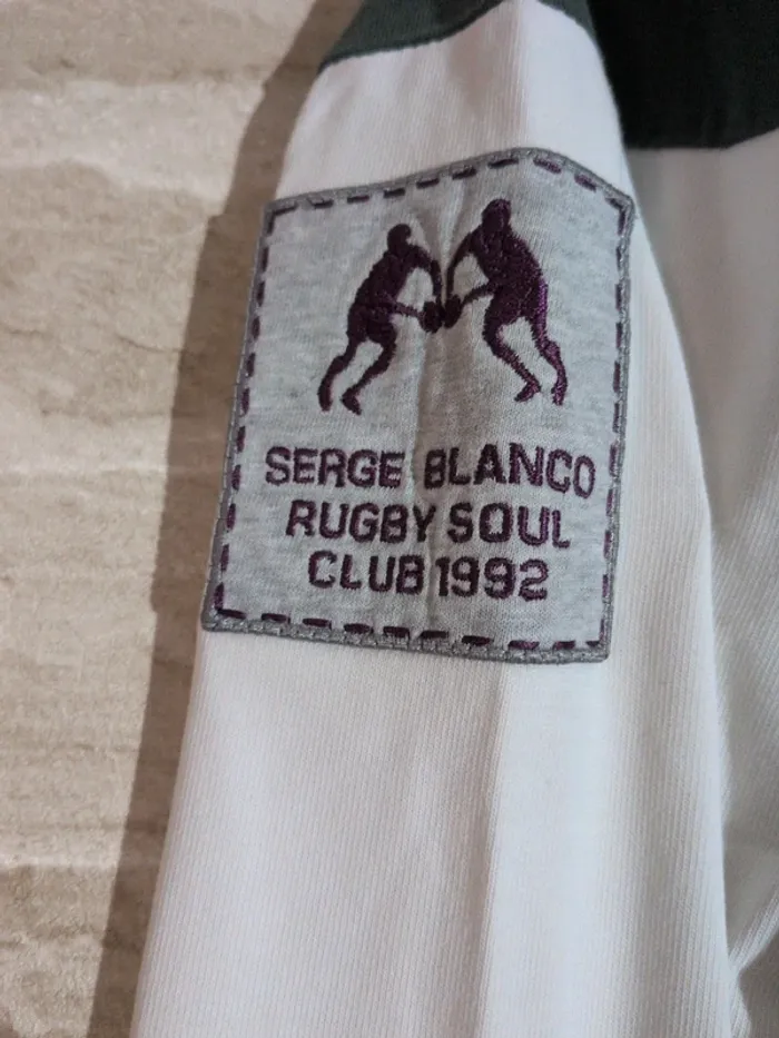 Polo vintage Serge Blanco – Taille L – Année 1992 - photo numéro 4