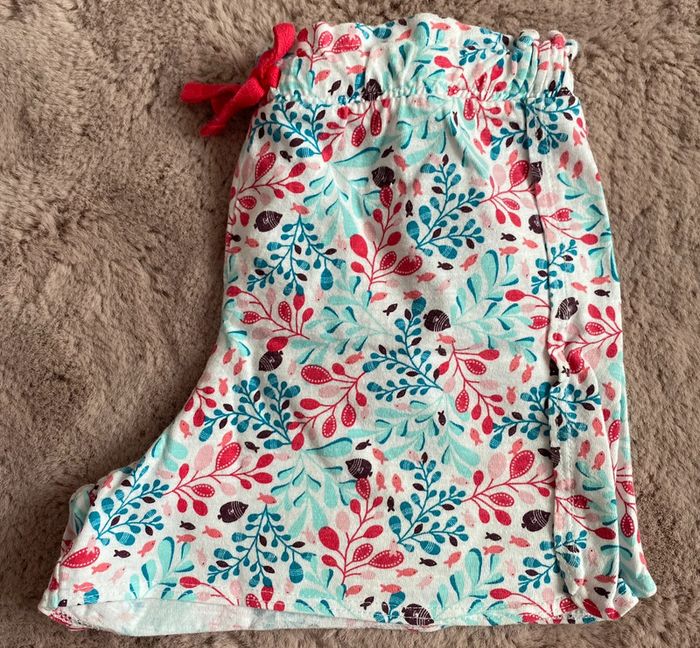 Short fille blanc et bleu - photo numéro 2