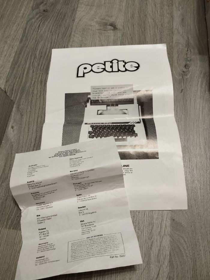 Machine à écrire enfant petite 990 - photo numéro 7