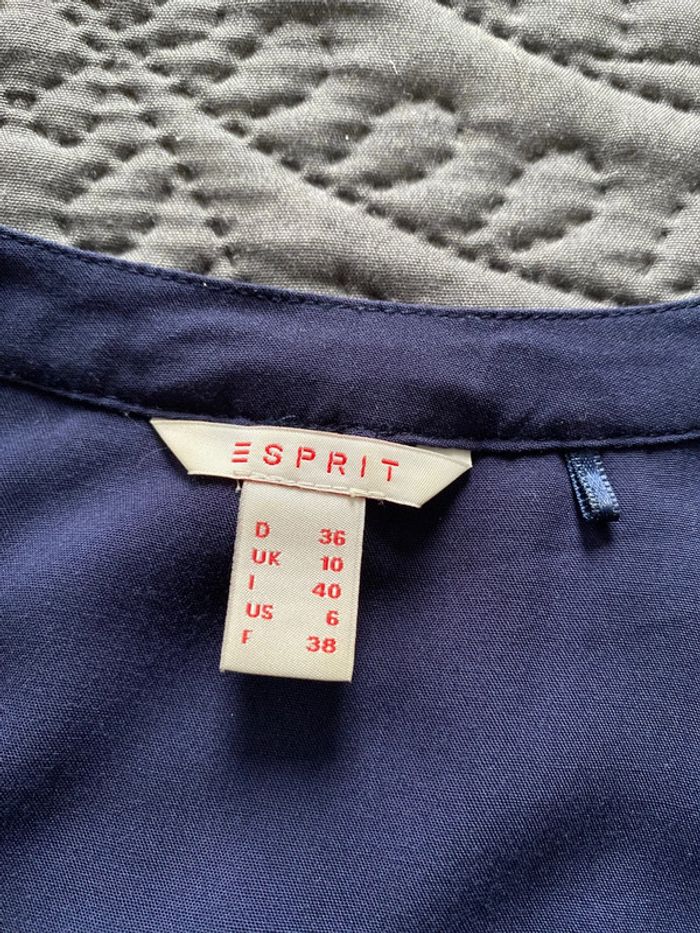 Chemise bleu marine Esprit 🌸 taille 38 - photo numéro 8