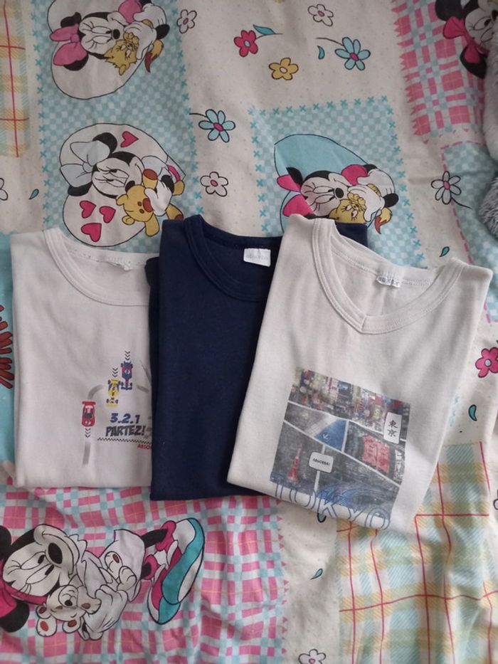 Lot de 3 maillots de corps manches courtes garçon